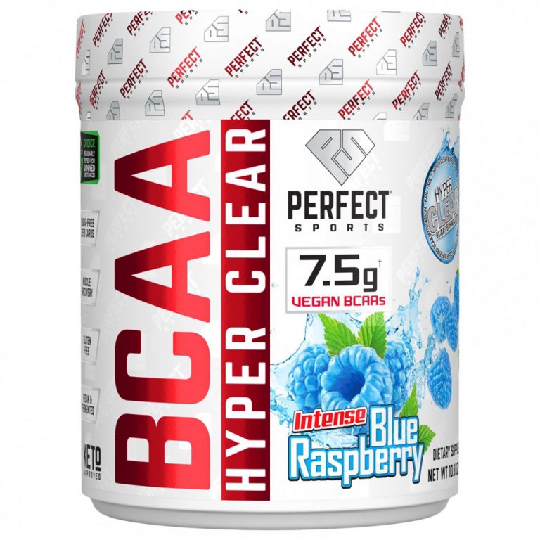 Perfect Sports, BCAA Hyper Clear, насыщенная голубая малина, 306 г (10,8 унции)