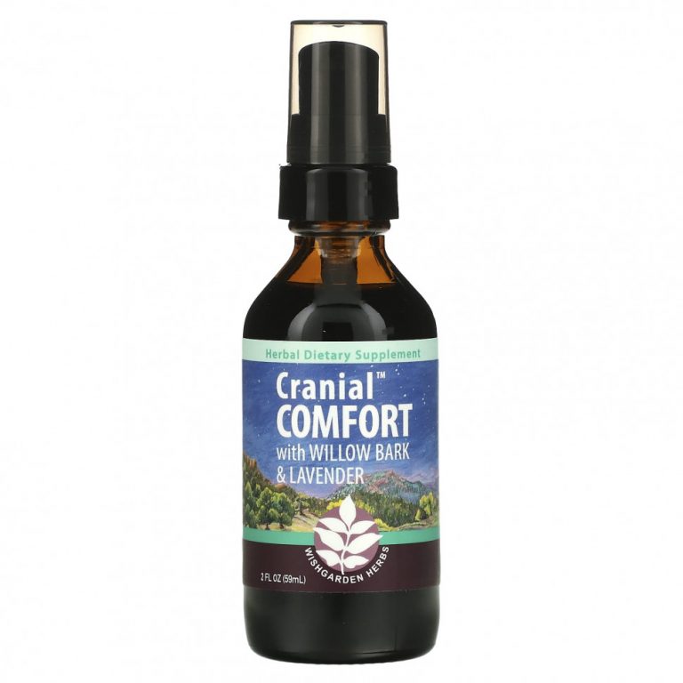 WishGarden Herbs, Cranial Comfort с корой ивы и лавандой, 59 мл (2 жидк. Унции)