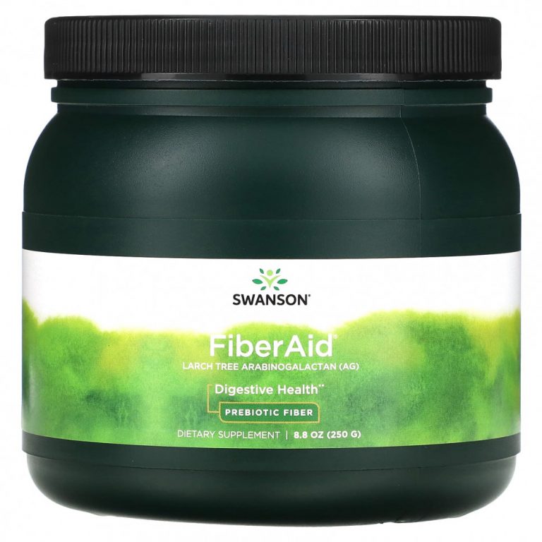 Swanson, FiberAid лиственница арабиногалактан (AG), 250 г (8,8 унции)