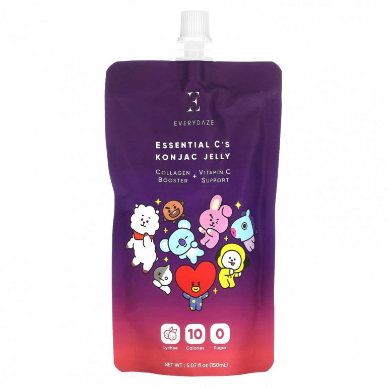 Everydaze, Essential C’s Konjac Jelly, личи, 150 мл (5,07 жидк. Унции)