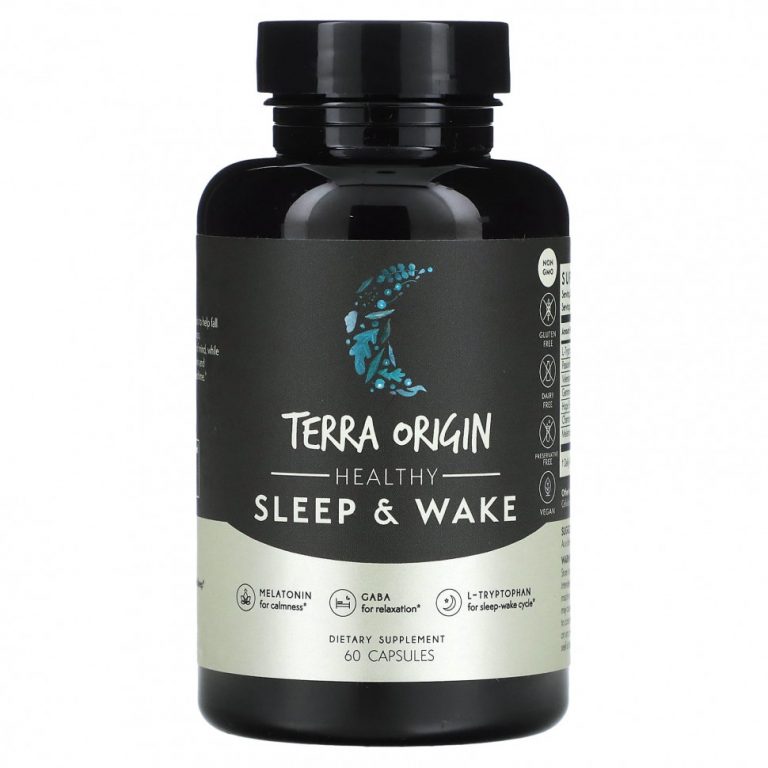 Terra Origin, Healthy Sleep & Wake, 60 Capsules