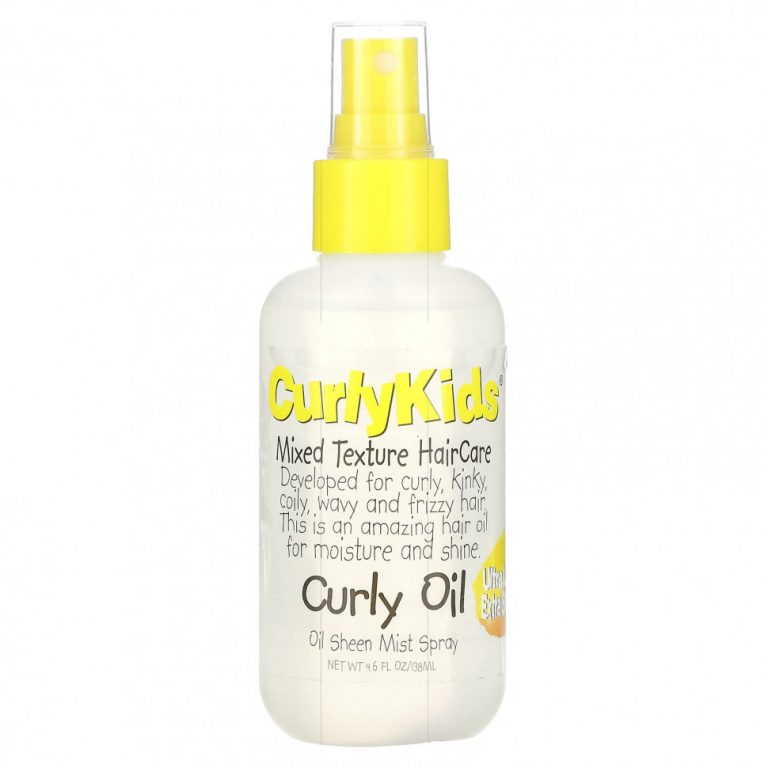 CurlyKids, Curly Oil Sheen Mist, спрей, 138 мл (4,6 жидк. Унции)