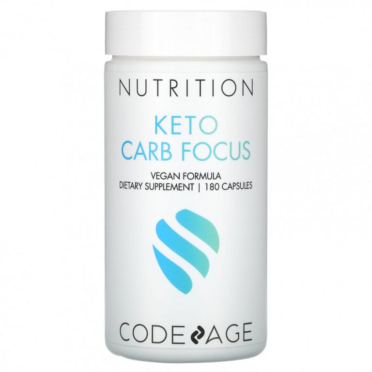 Codeage, Keto Carb Focus, 180 капсул