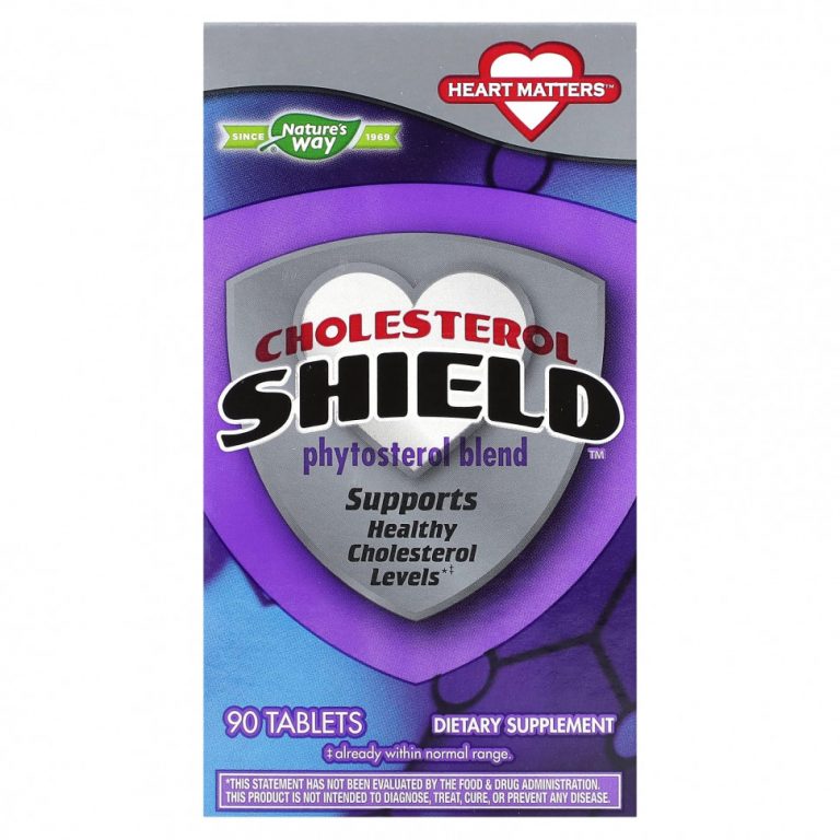 Nature’s Way, Cholesterol Shield, 90 таблеток