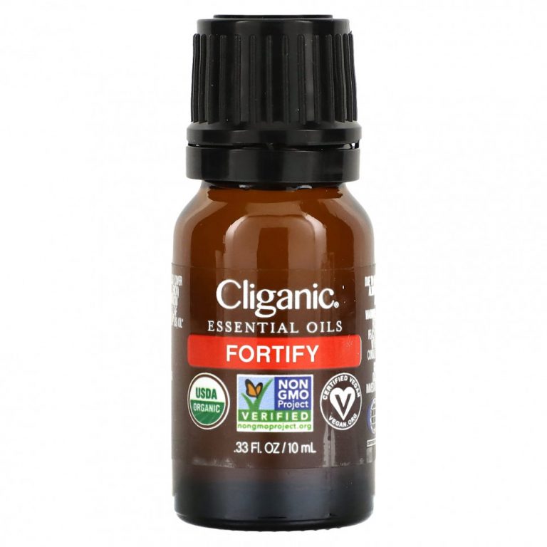 Cliganic, Fortify, смесь эфирных масел, 10 мл (0,33 жидк. Унции)