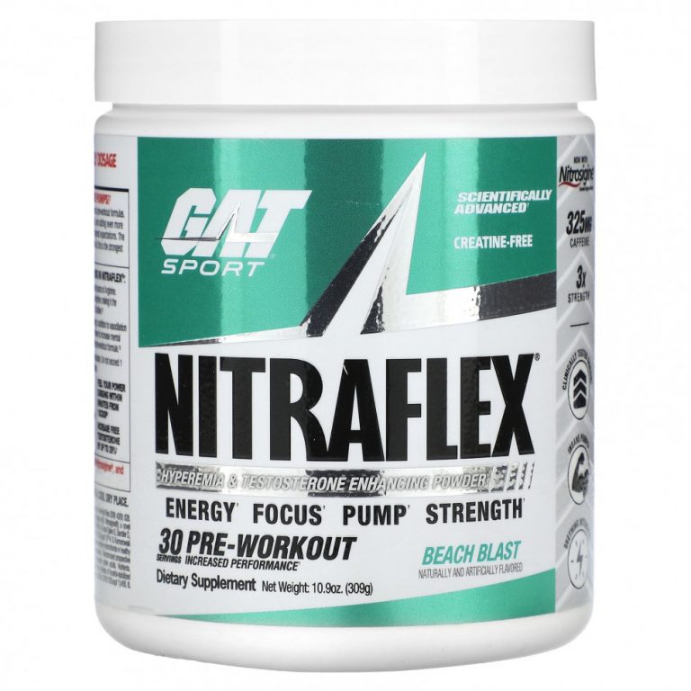 GAT, Sport, NITRAFLEX, Beach Blast, 309 г (10,9 унции)