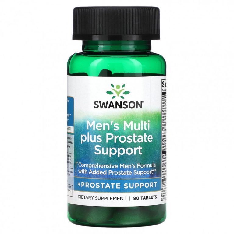 Swanson, Men’s Multi Plus Prostate Support, 90 таблеток