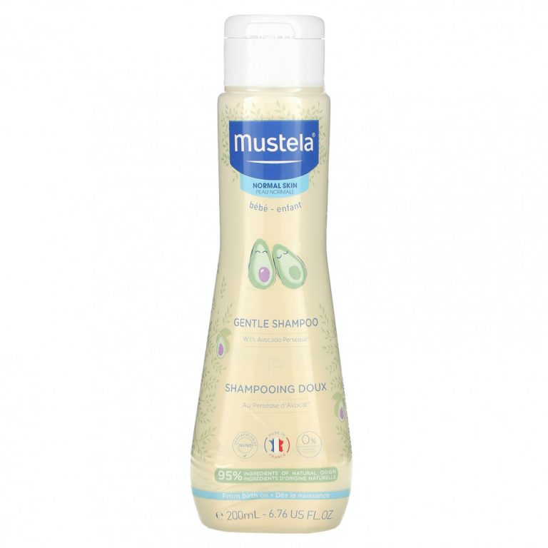 Mustela, Деликатный шампунь, для нормальной кожи, 200 мл (6,76 жидк. Унции)