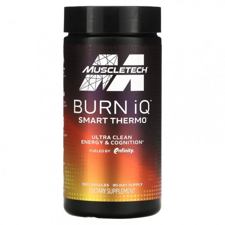 MuscleTech, Burn iQ, Smart Thermo« 100 капсул