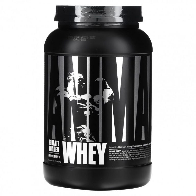 Universal Nutrition, Animal Whey, тесто для брауни, 907 г (2 фунта)