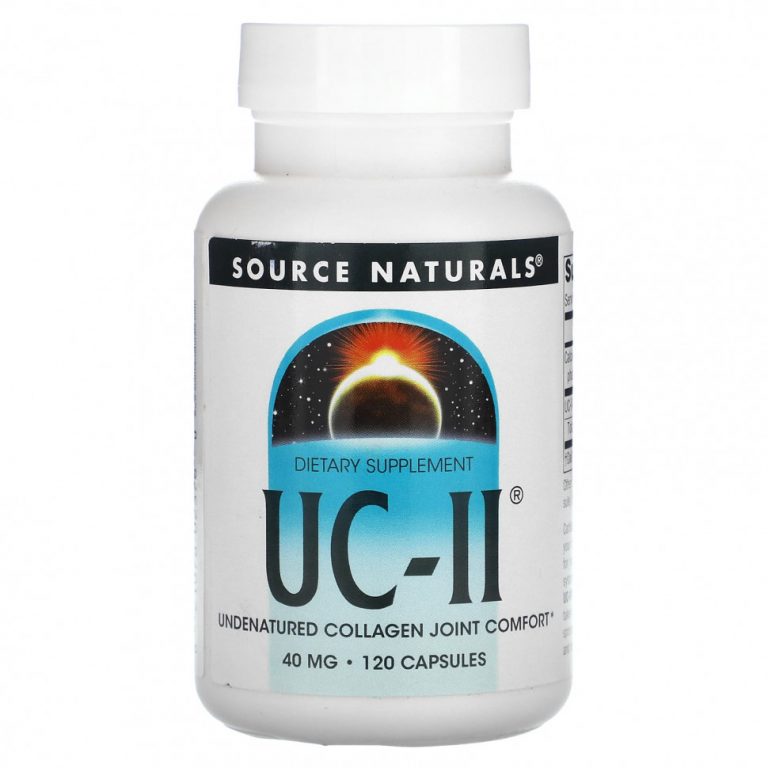 Source Naturals, UC-II, 40 мг, 120 капсул