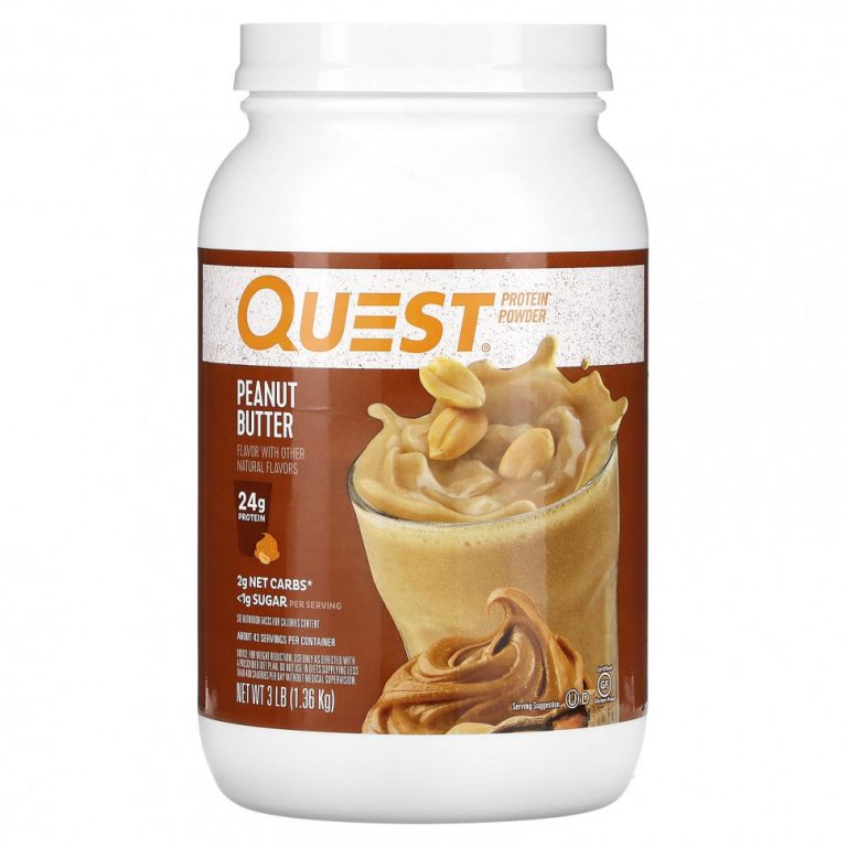 Quest Nutrition, Протеиновый порошок, арахисовая паста, 1,36 кг (3 фунта)