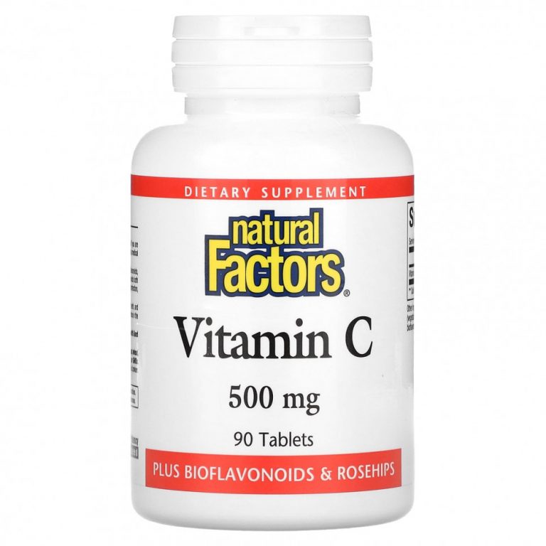 Natural Factors, Vitamin C, 500 mg, 90 Tablets