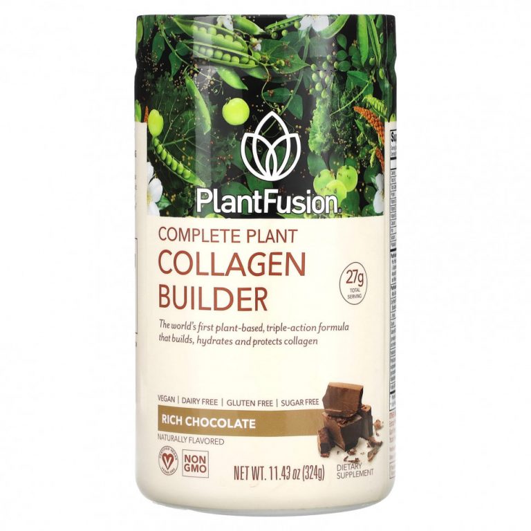 PlantFusion, Complete Plant Collagen Builder, насыщенный шоколад, 324 г (11,43 унции)