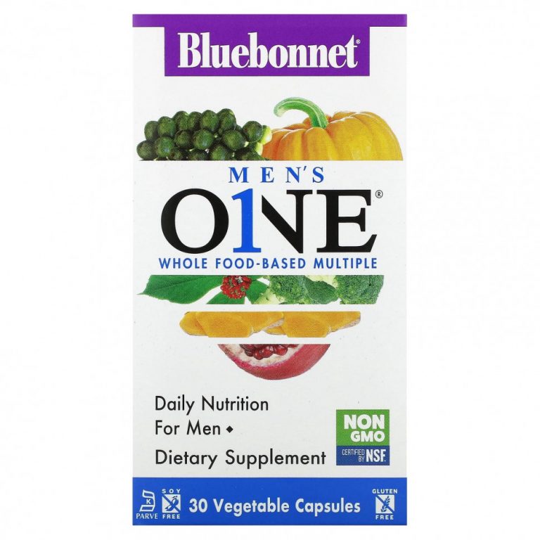 Bluebonnet Nutrition, Men’s One, 30 растительных капсул