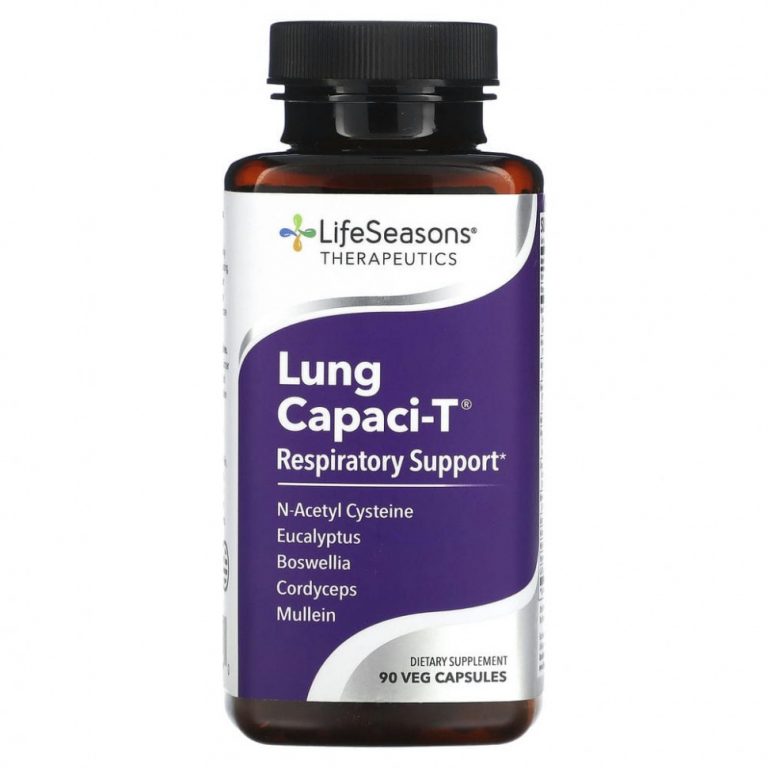 LifeSeasons, Lung Capaci-T, 90 вегетарианских капсул