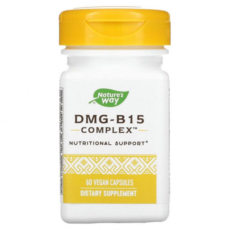 Nature’s Way, DMG-B15 Complex, 60 веганских капсул