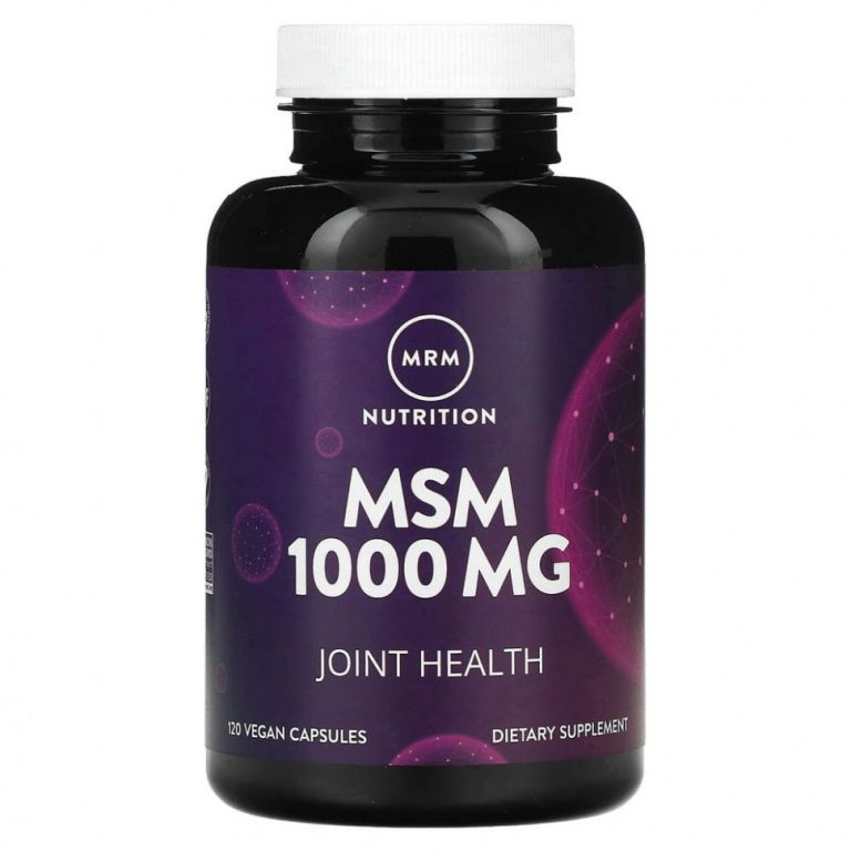 MRM, Nutrition, МСМ, 1000 мг, 120 веганских капсул