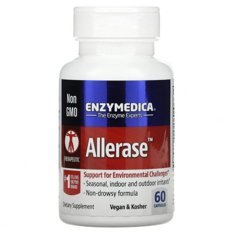 Enzymedica, Allerase, 60 капсул