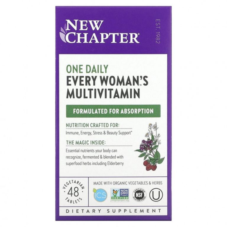 New Chapter, Препарат Every Woman’s One Daily Multi, 48 таблеток