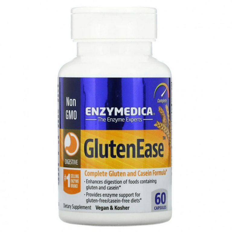 Enzymedica, GlutenEase, 60 капсул