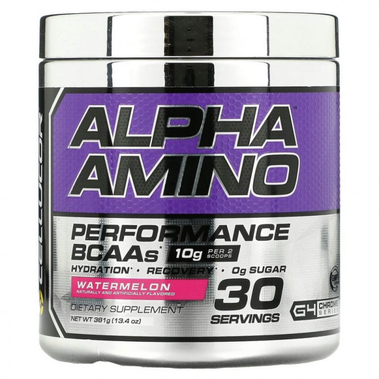 Cellucor, Alpha Amino, аминокислоты с разветвленной цепью для эффективности тренировок, арбуз, 13,4 унции (381 г)