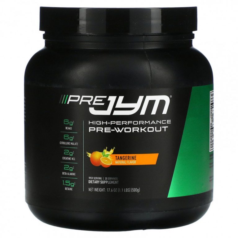 JYM Supplement Science, Pre JYM, перед тренировкой, мандарин, 500 г (1,1 фунта)