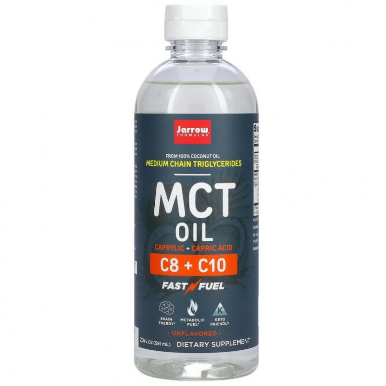 Jarrow Formulas, масло MCT, с нейтральным вкусом, 591 мл (20 жидк. унций)