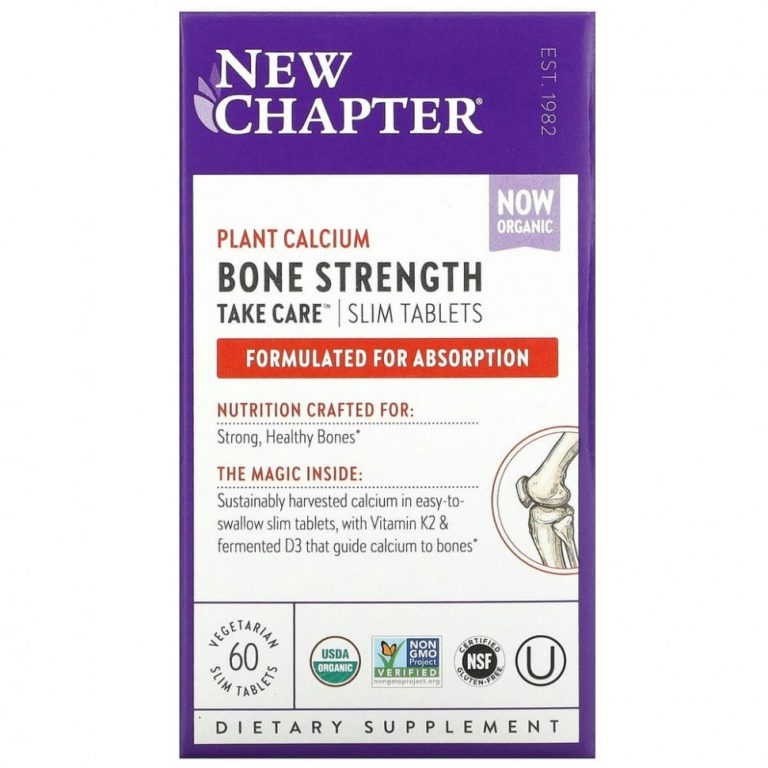 New Chapter, Bone Strength Take Care, 60 вегетарианских таблеток для снижения веса