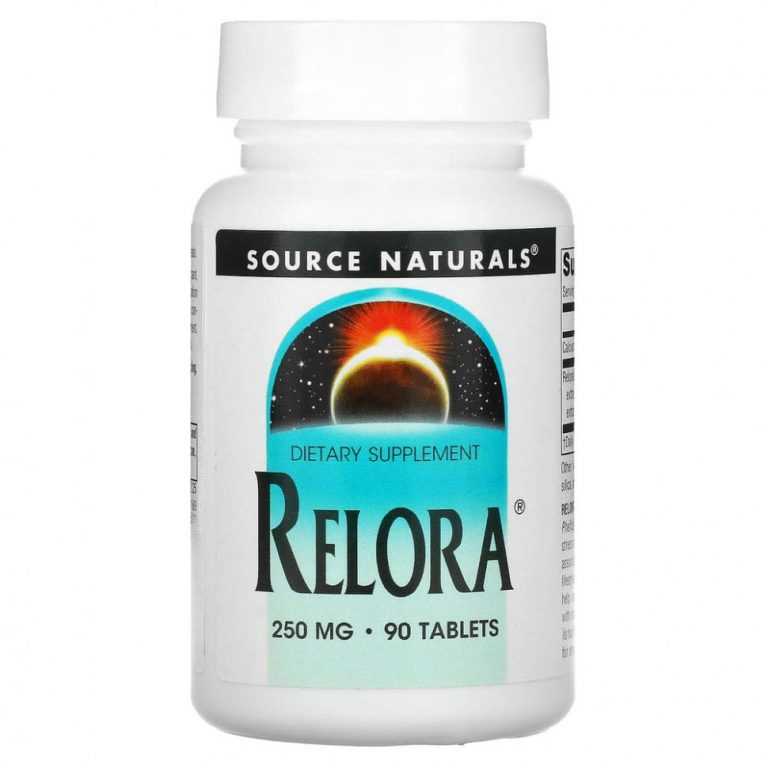 Source Naturals, Релора, 250 мг, 90 таблеток