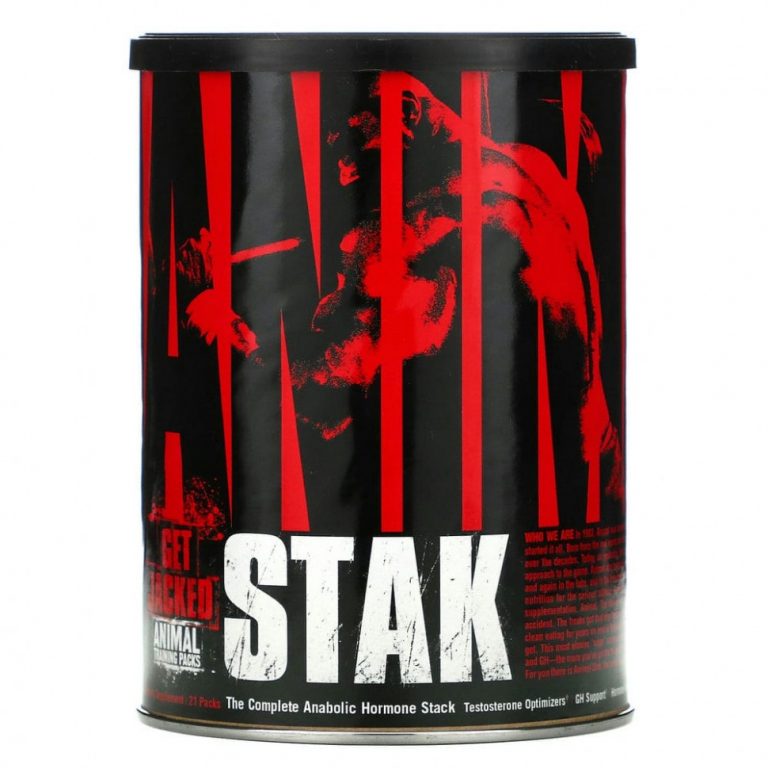 Universal Nutrition, Animal Stak, полный набор ускоряющих обменные процессы гормонов, 21 пакетик