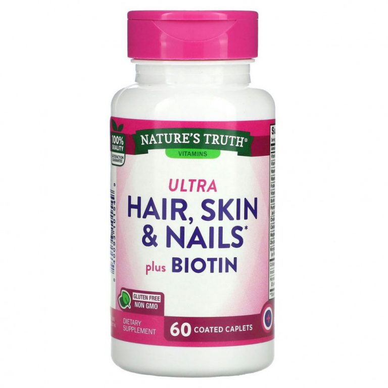 Nature’s Truth, Ultra Hair, Skin & Nails плюс биотин, 60 капсул в оболочке