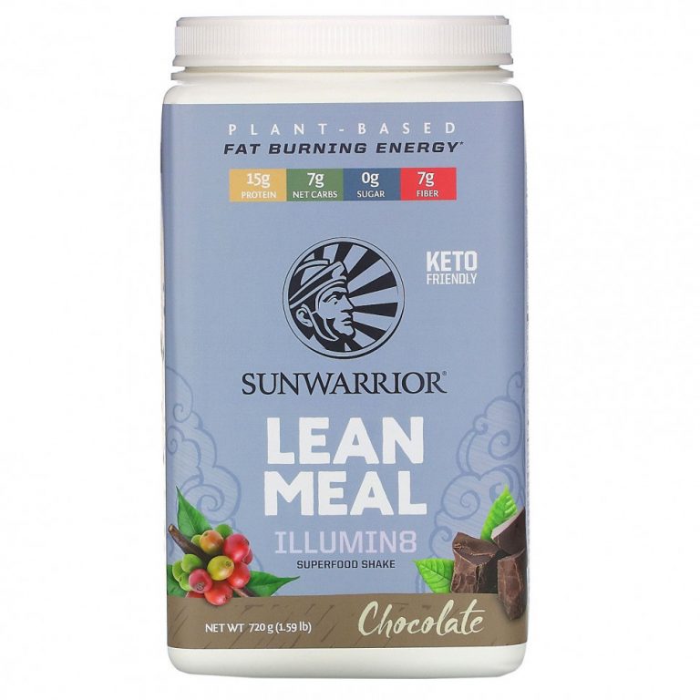 Sunwarrior, Illumin8 Lean Meal, шоколад, 1,59 фунта (720 г)