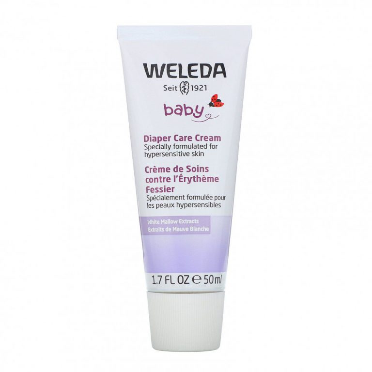 Weleda, Baby, крем для ухода за подгузниками, экстракты белой мальвы, 50 мл (1,7 жидк. Унции)