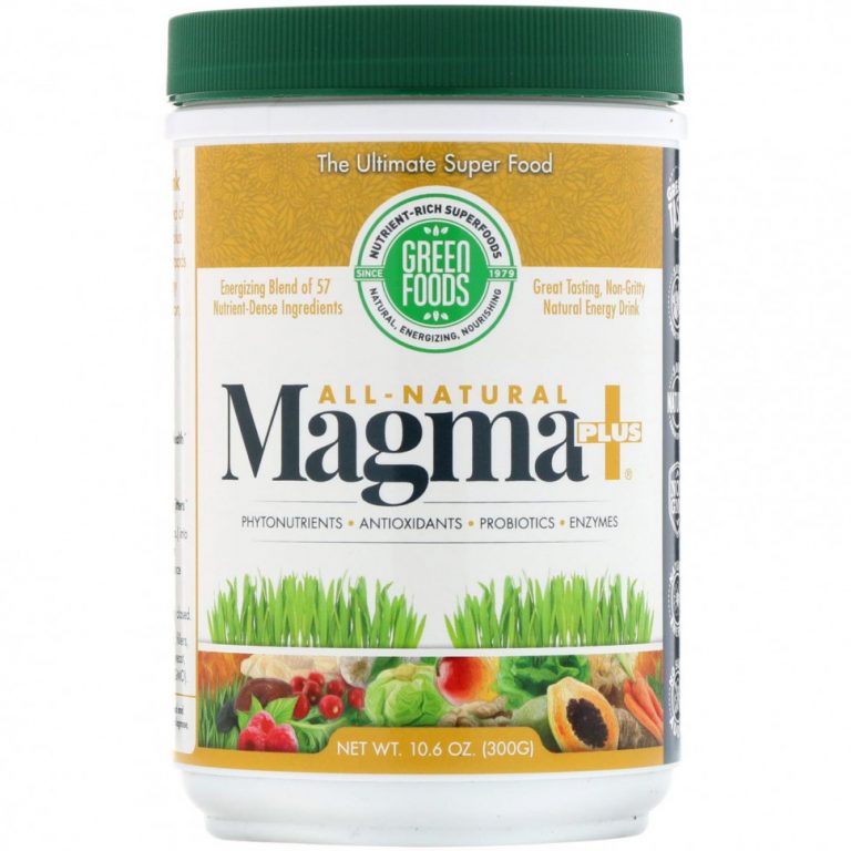 Green Foods, Полностью натуральный продукт Magma Plus, 300 г (10,6 унции)