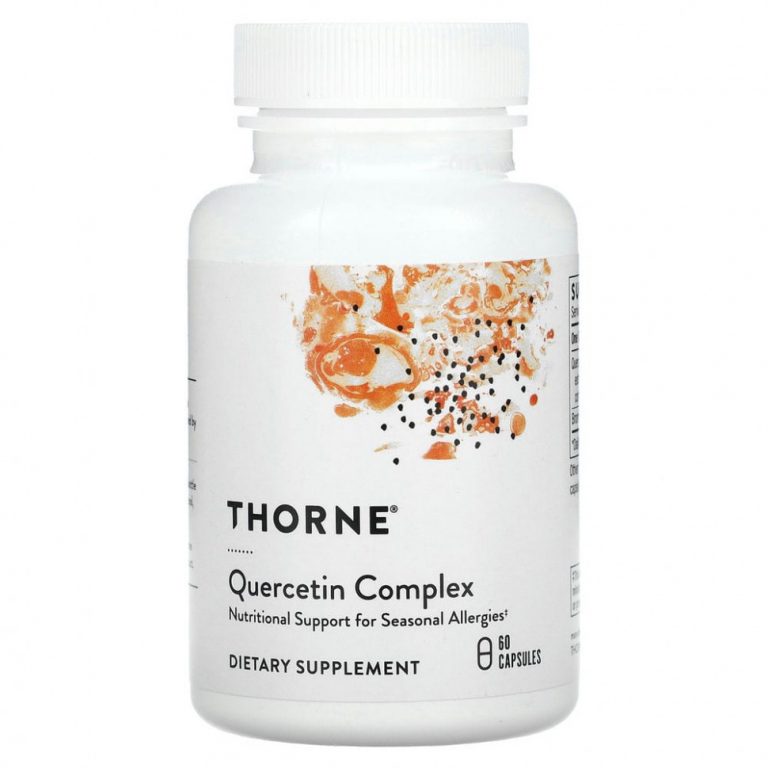 Thorne Research, Quercenase, 60 капсул