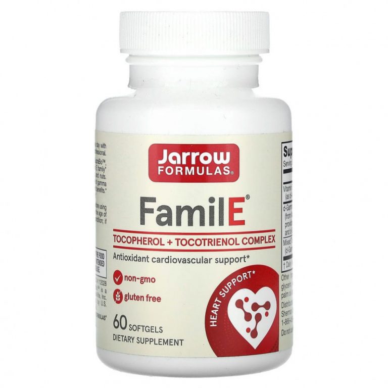 Jarrow Formulas, Famil-E, 60 капсул