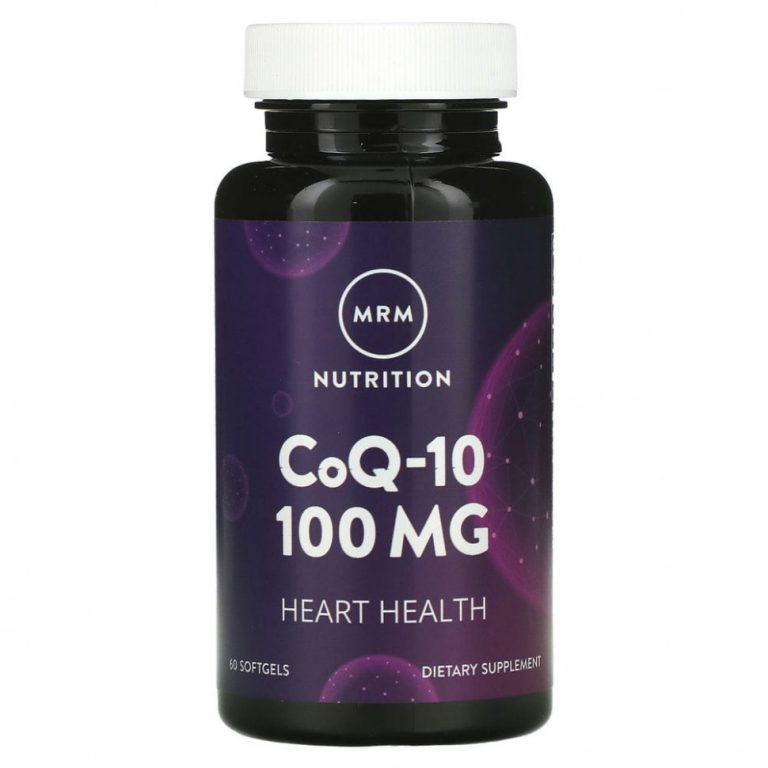 MRM, Nutrition, коэнзим Q-10, 100 мг, 60 мягких таблеток