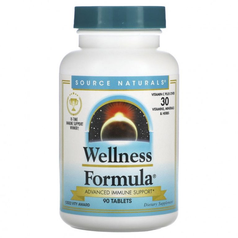 Source Naturals, Wellness Formula, 90 таблеток