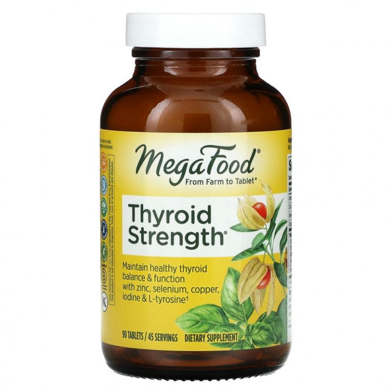 MegaFood, Thyroid Strength, 90 таблеток