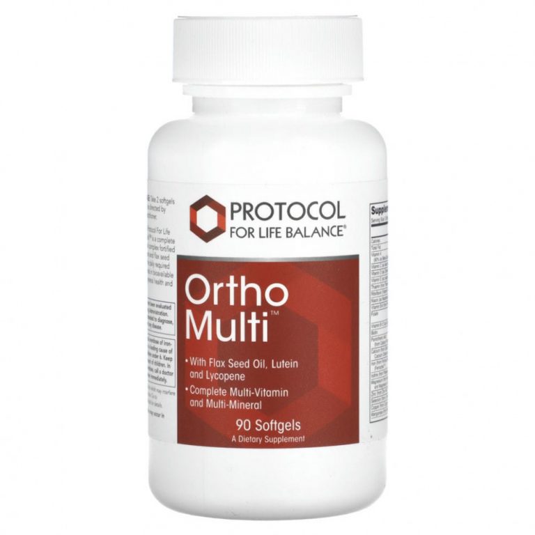 Protocol for Life Balance, Ortho Multi, 90 мягких таблеток