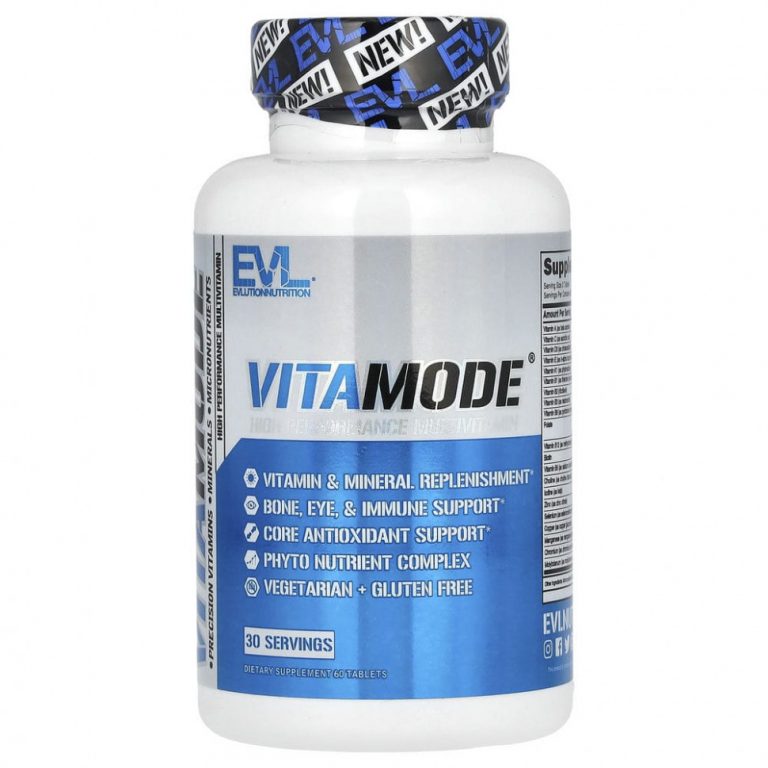 EVLution Nutrition, VitaMode, High Performance Multi Vitamin, 60 Tablets