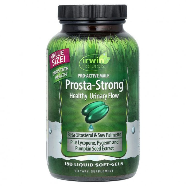 Irwin Naturals, Prosta-Strong, здоровье простаты и мочевыделительной системы, 180 желатиновых капсул