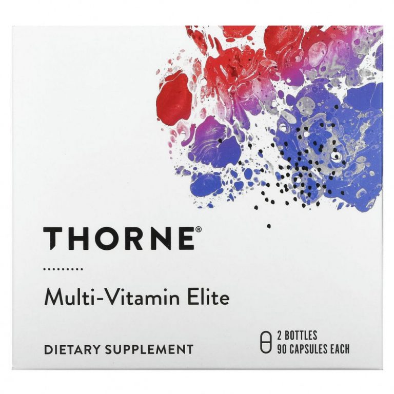 Thorne Research, Multi-Vitamin Elite, 2 флакона, по 90 капсул в каждом