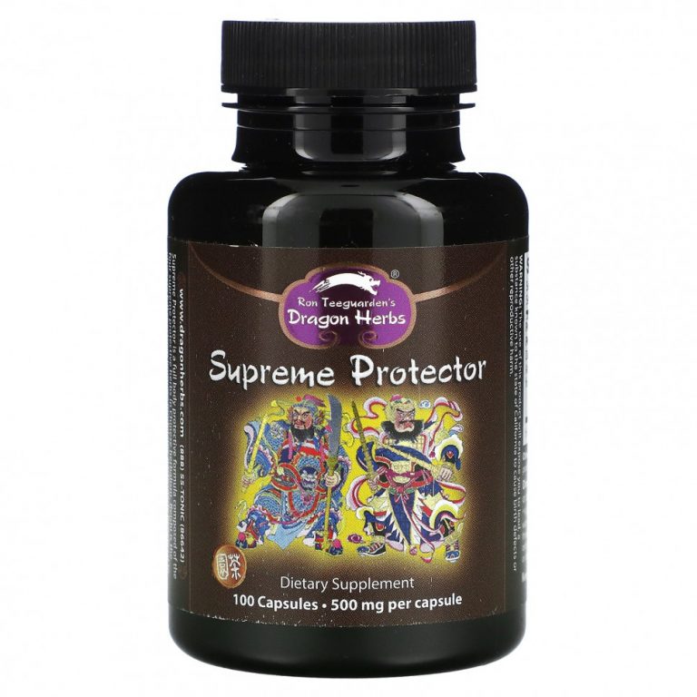 Dragon Herbs, Supreme Protector, 450 мг, 100 капсул