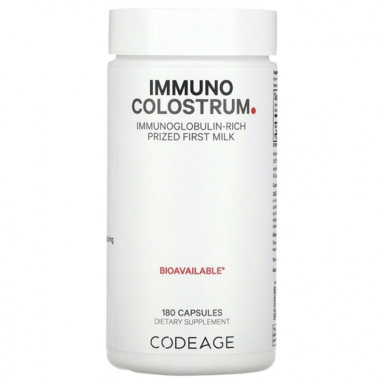 Codeage, Immuno Colostrum, 180 капсул