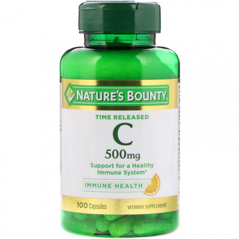 Nature’s Bounty, Time Released C, 500 mg, 100 Capsules