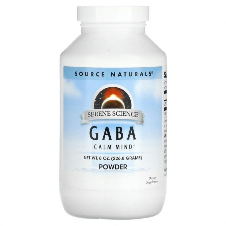 Source Naturals, порошок GABA, 226,8 г (8 унций)