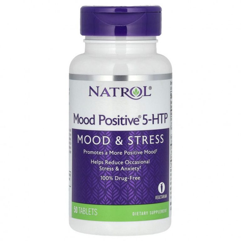 Natrol, Mood Positive 5-HTP, 50 таблеток