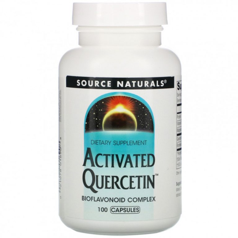 Source Naturals, Активированный кверцетин, 100 капсул